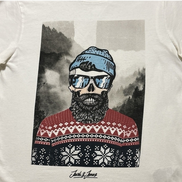 JACK & JONES ORIGINALS Jorskull Slim Fit Shirt - Picture 5 of 6